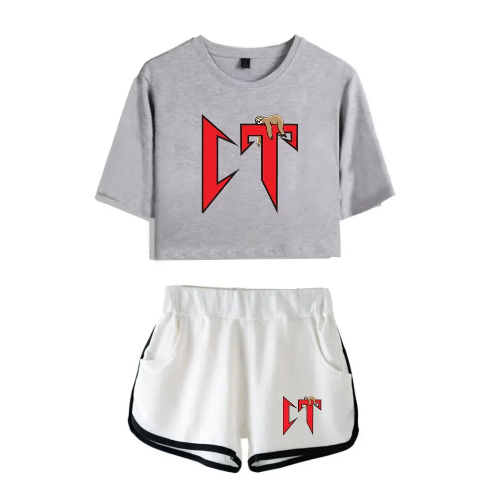 Костюм женский летний из топа и шортов