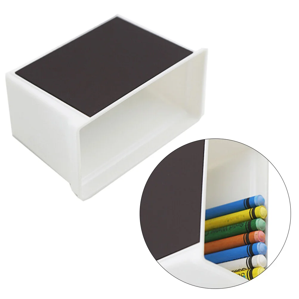 

Ящик для мелов, магнитный ящик для хранения Школьной Доски, пластиковый органайзер для ручек, ящик, коробка для школьной доски, настольное хранение
