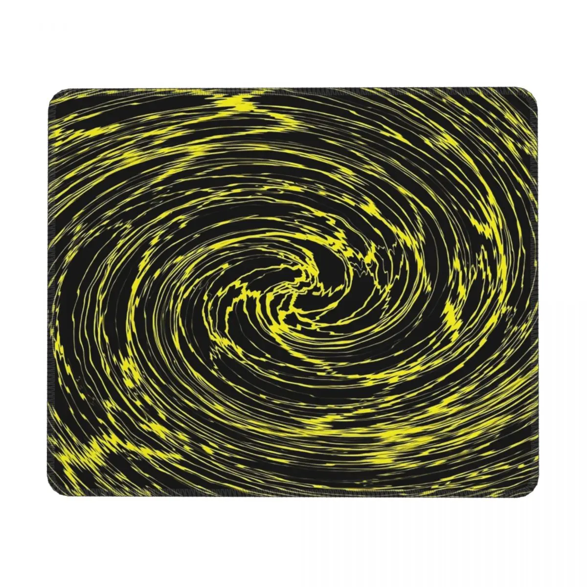 

Shallow Water Print Horizontal Print Mouse Pad Yellow Vortex Kawaii Rubber Mousepad Non Slip Soft Desk Mouse Pads