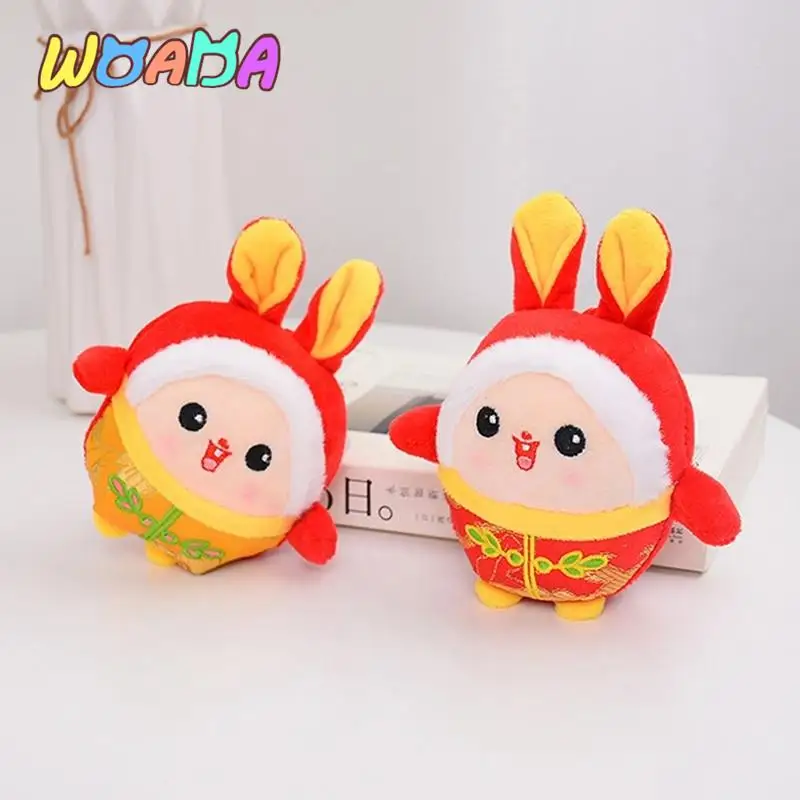 

10 см мультяшный кролик плюшевые игрушки Chiese 2023 новый год Кролик Детские игрушки кукла подарок сувенир
