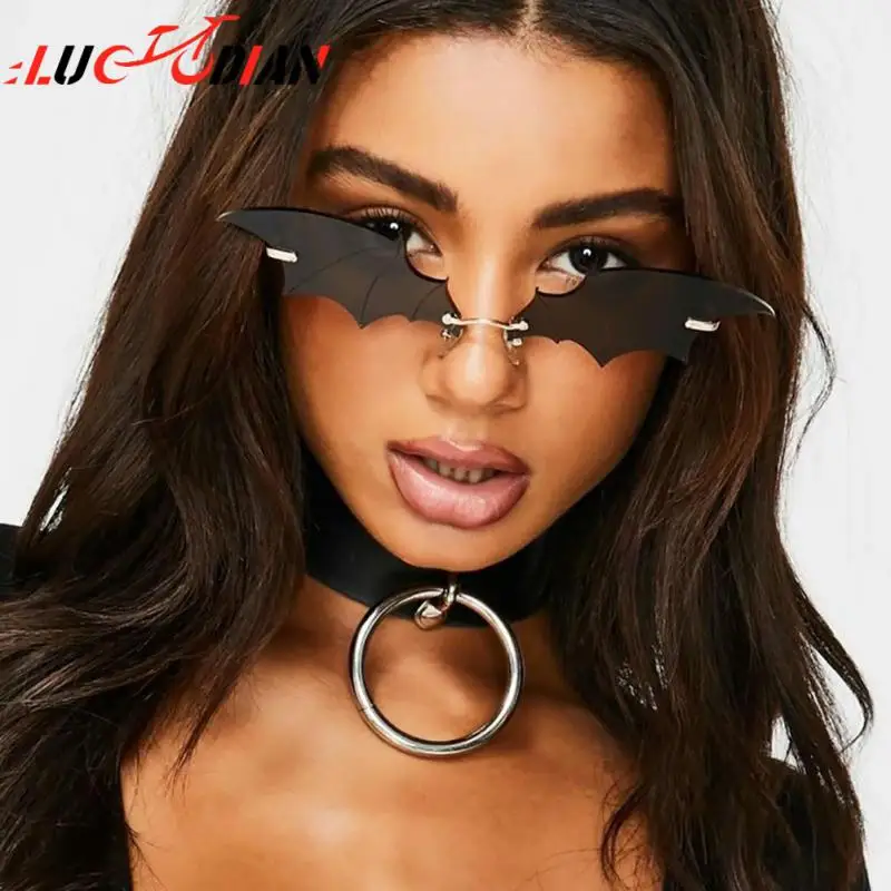 

Солнцезащитные очки поляризационные Uv400 для женщин и взрослых, модные, в форме летучей мыши, с несколькими способами использования, без оправы