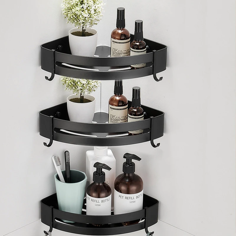 

Bathroom Rack Wall Hanging Toilet Bath Toilet Shower Room Corner Triangle Storage Rack Toilet