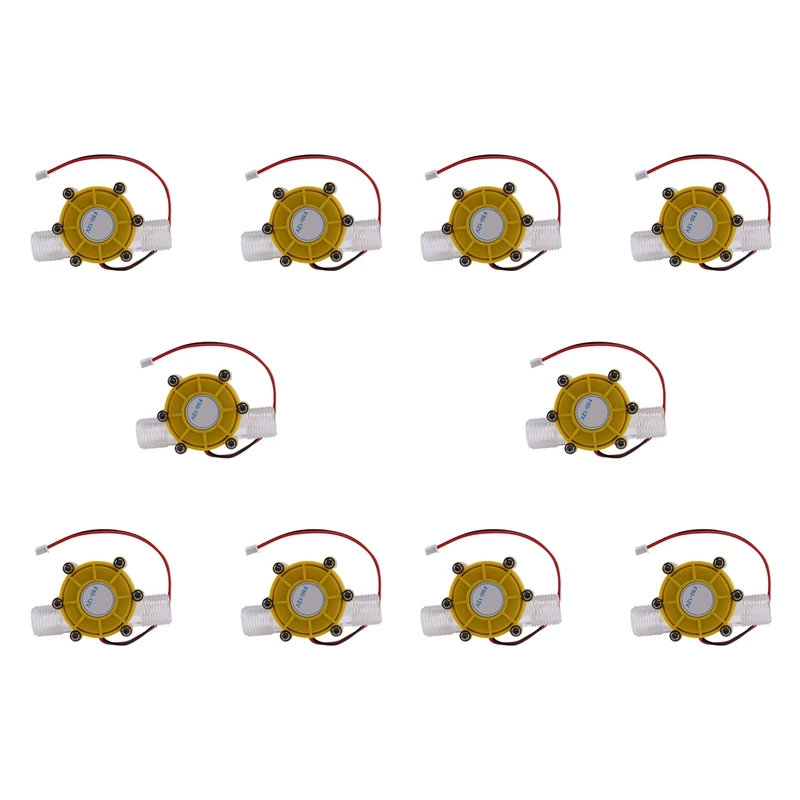 

10X 10W Water Flow Pump Mini Hydro Generator Turbine Flow Hydraulic Conversion 12V