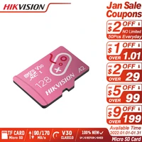 hikvision micro sd card class10 sdxc tf card 128gb 256gb max 170mbs memory card gaming series for switch game box g2