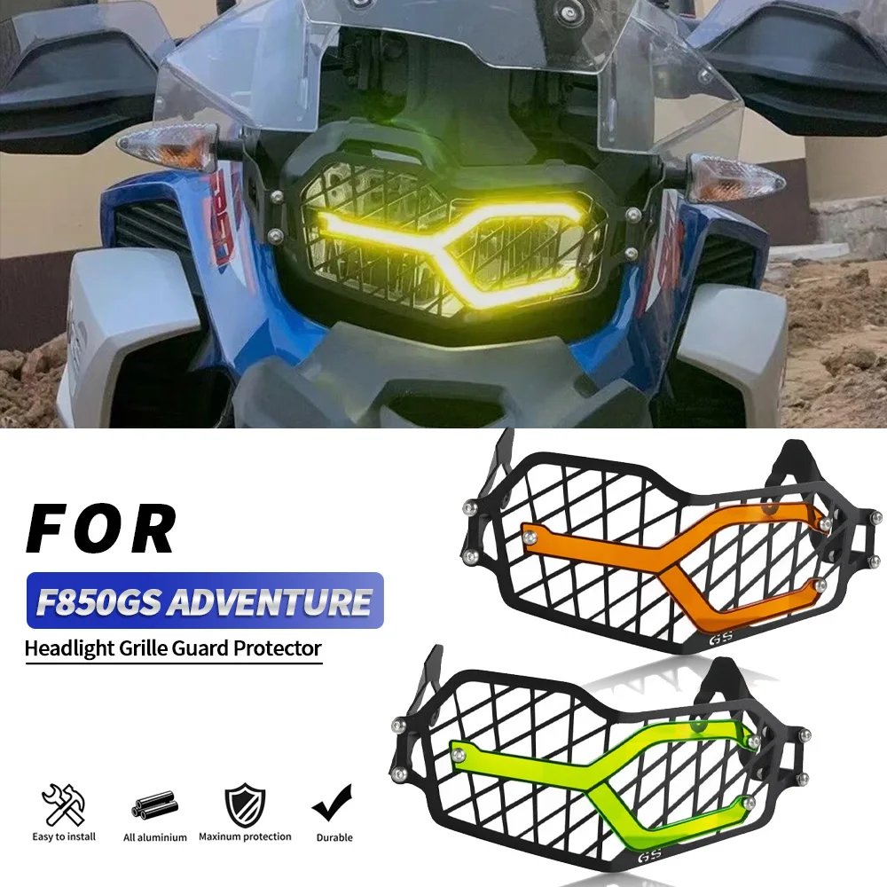 

Headlight Lamp holder cover Grille Guard Grill Cover Protector FOR BMW F850GS F850 GS F 850 GS ADVENTURE 2018 2019 2020 2021