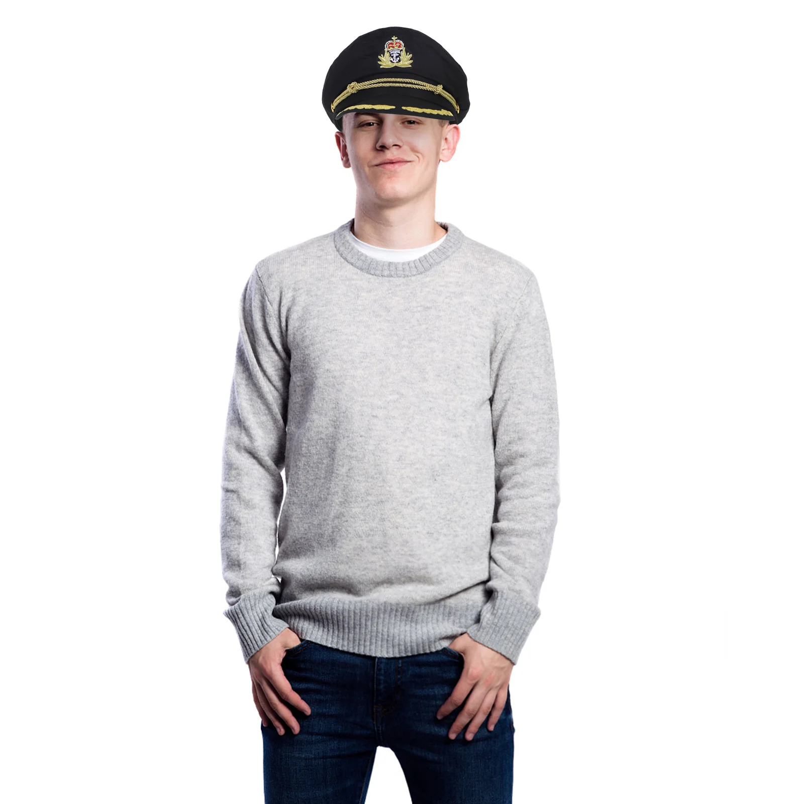 

Hat Captain Hats Sailor Boat Costumecaptains Boating Mennavy Marine Admiral Yacht Cap Accessories Ship Gifts Party Sailing Sea