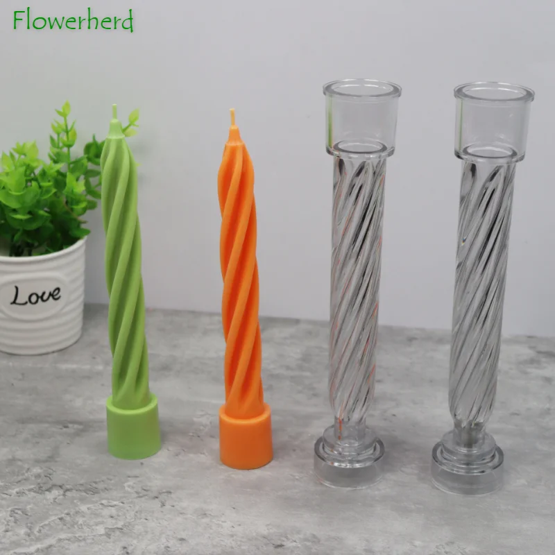 

Twisted Candle Mold Candle Making Supplies DIY Handmade Twisted Wax Mold Twisted Rod Wax Handmade Candle Mold