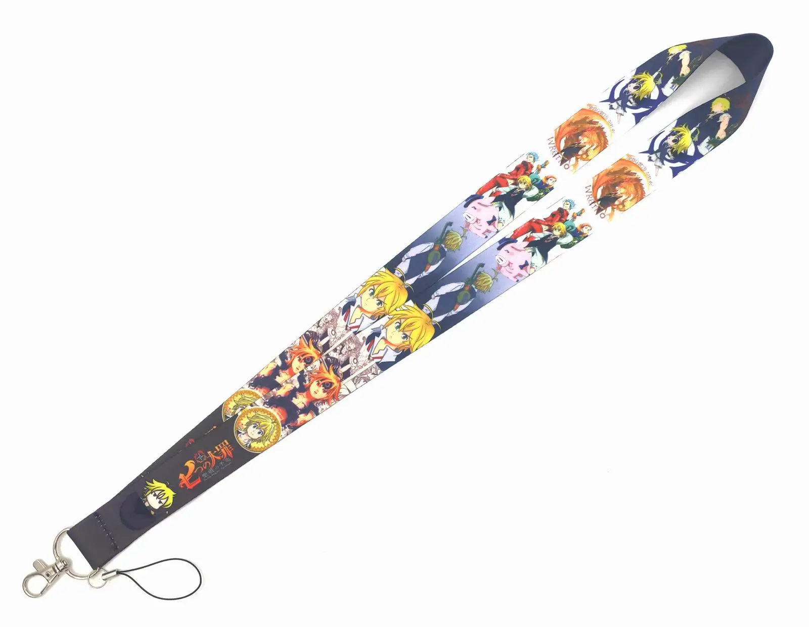 

50 шт. семь смертных грехов, креативный шнурок, значок, шнурок для ID, шнурок для ключей, шнурок для шеи, аксессуары