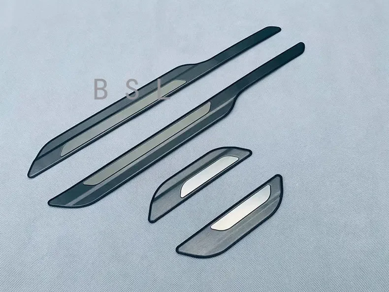 Для 2021 2022 Toyota Aqua Eksterior ior S Pintu Pelat Scuff педаль Selamat датан Baja Tahan быт 4 Buah