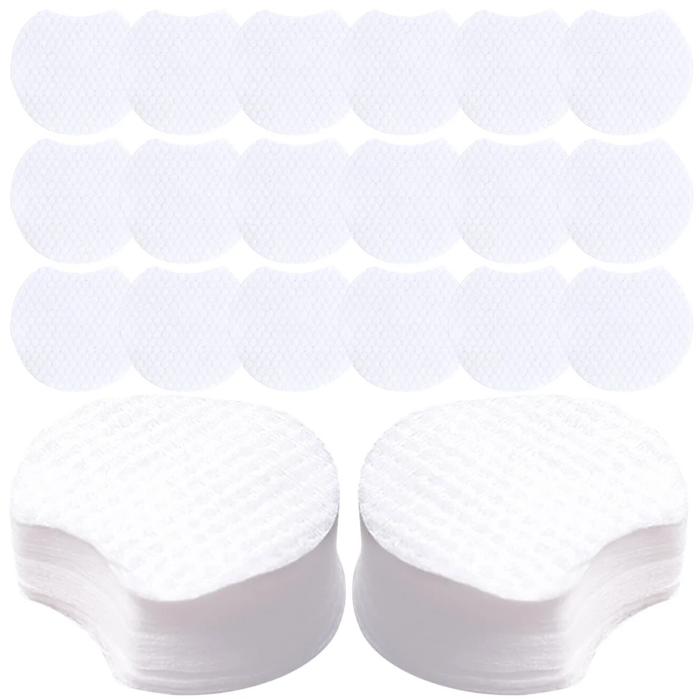 

600 Pcs Make Pads Face Pearl Pattern Makeup Remover Cotton Cleaning Wet Dry Use White Multi-use Disposable Travel