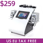 6 в 1, ультразвуковая вакуумная кавитационная система 40k, радиочастотный аппарат Lipo для лазерной потери веса, спа