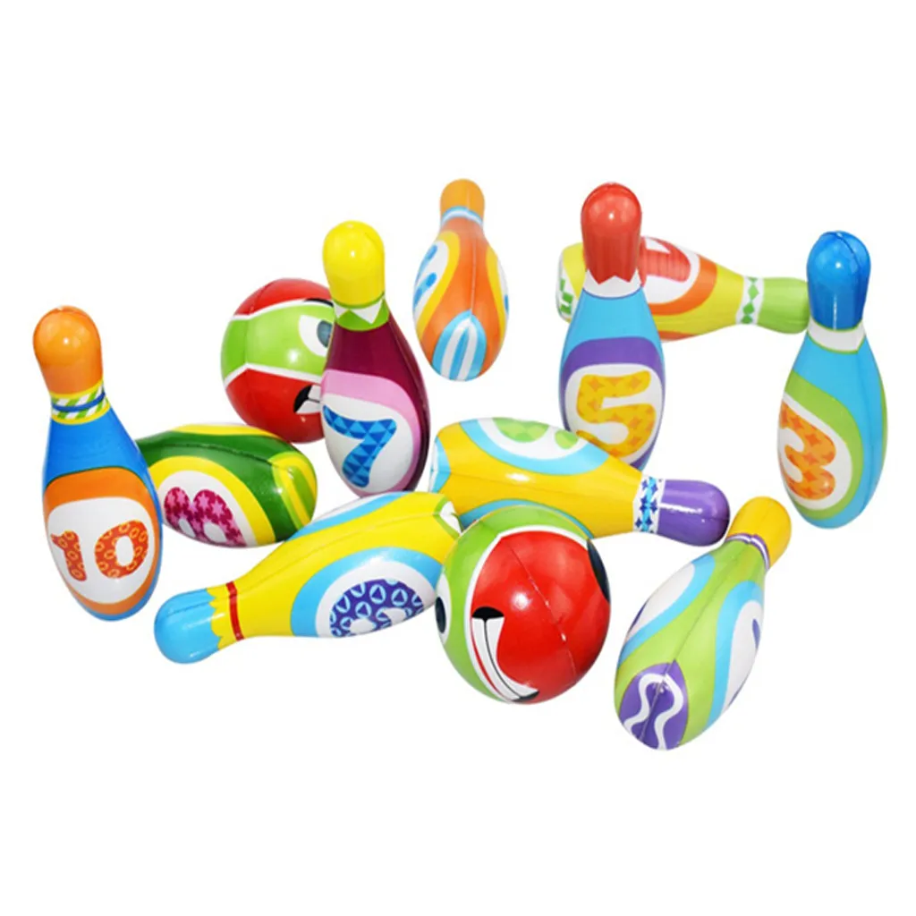 

Набор мягких игрушечных шаров для боулинга, 10 шариков