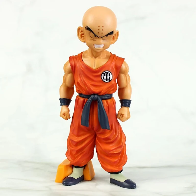 17-18cm Anime Dragon Ball Z Buddhist Monk Kuririn Action Figures Pvc Model Desktop Decoration Collection Doll Toy For Kids Gift