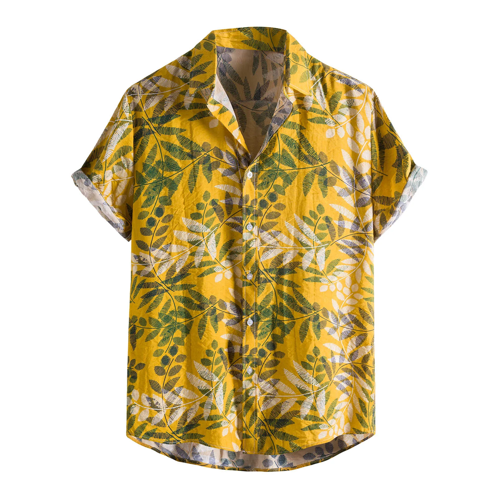 

Гавайские пляжные рубашки, мужские повседневные рубашки с коротким рукавом, быстросохнущая одежда для морского отпуска, свободные топы с ц...