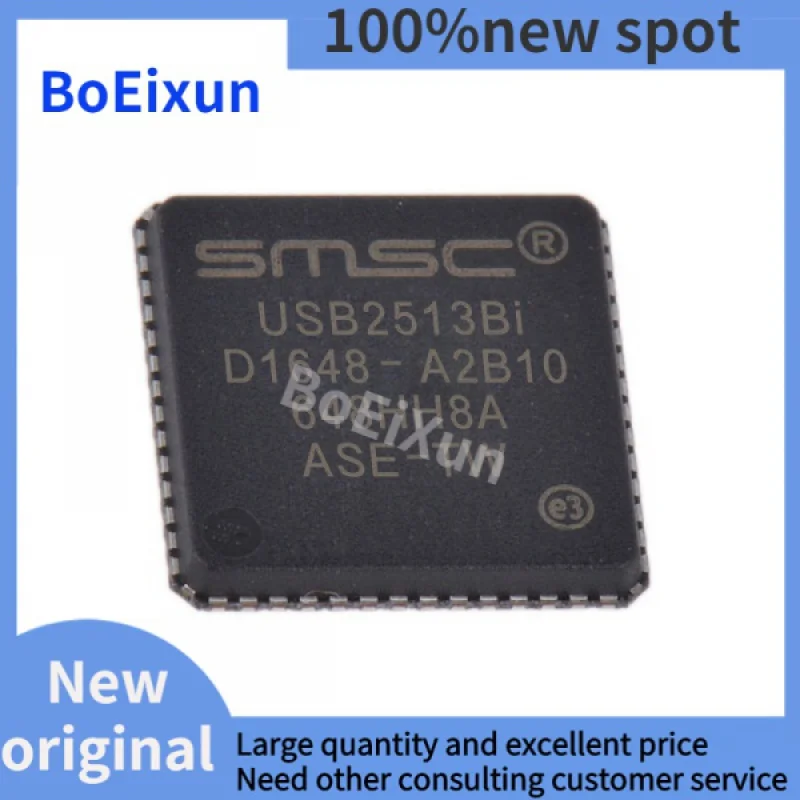 

1-100 PCS USB2513BI-AEZG QFN-36 USB2513BI AEZG USB Hub Controller IC Chip Integrated Circuit New Original