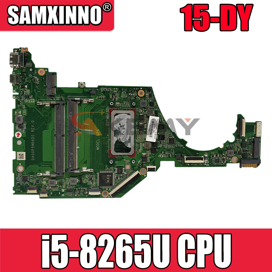 

Akemy DA00P5MB6D0 notebook mainboard L63559-601 For HP 15-DY 15-dy0013dx laptop motherboard mainboard with SRFFX i5-8265U CPU