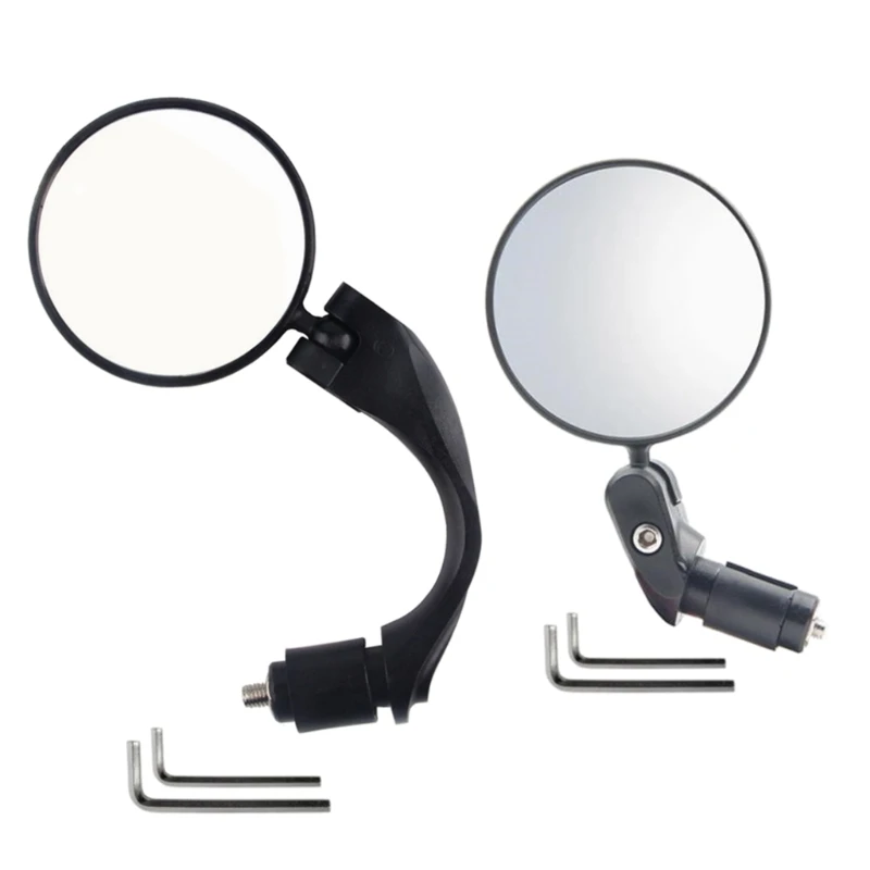 

Adjustable Convex Bike Mirror Cycling Safety Warning Bicycles Reflectors