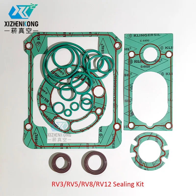 Фото Комплект уплотнений для вакуумного насоса XIZHENKONG RV3/RV5/RV8/RV12 №1