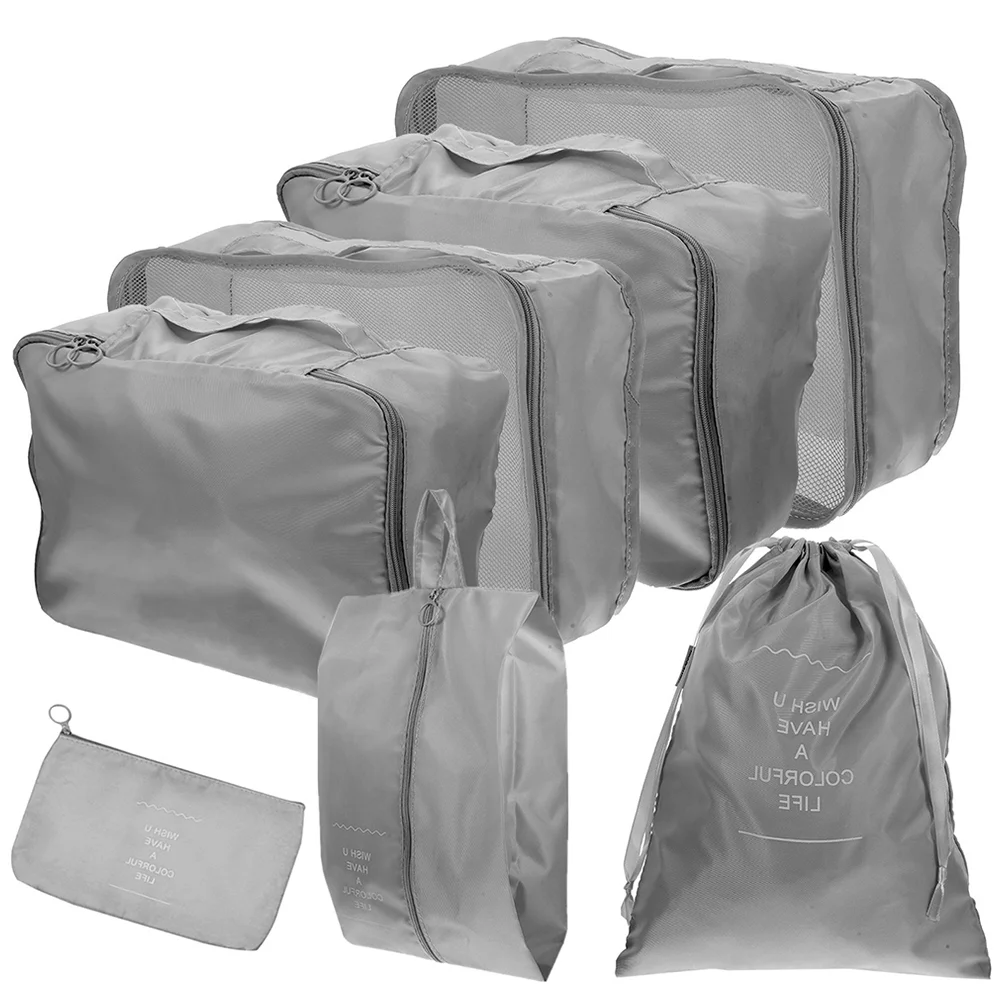 

1 set of Travel Packing Bags Luggage Organizer Bags Travel Accessories Storage Pouches