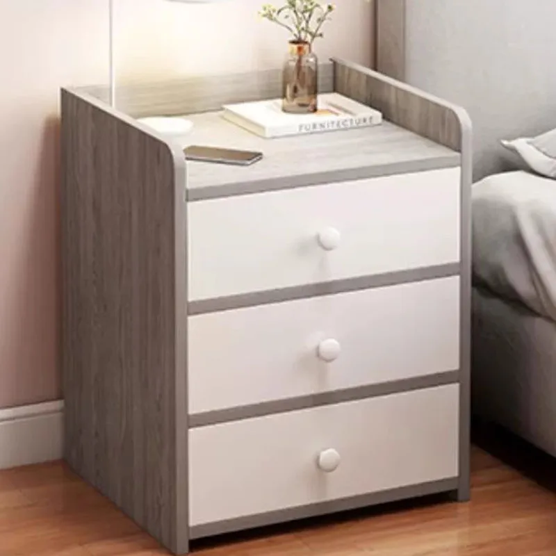

Women Bedroom Nightstand Table Modern Kids Space Saving Drawers Night Stand Table Storage Trendy Szafki Nocne Home Furniture