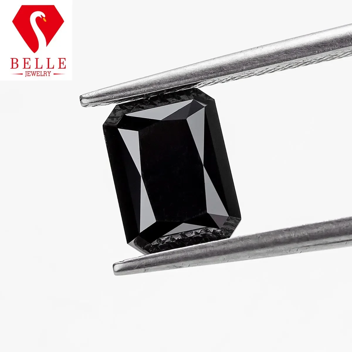Черный муассанит BELLE 4x6-9x11 мм VVS1