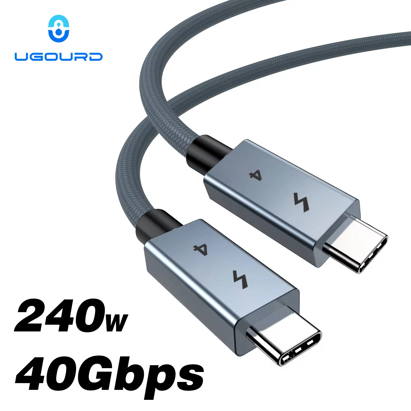 Кабель USB Type-C UGOURD Thunderbolt 4, 40 Гбит/с, USB 240 Вт | AliExpress