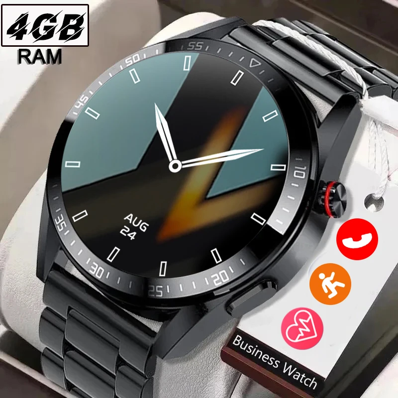 

Новинка 2023, умные часы с памятью 4G для Huawei AMOLED 466*466, HD, всегда отображают время, Bluetooth, звонки, умные часы, мужские наушники TWS