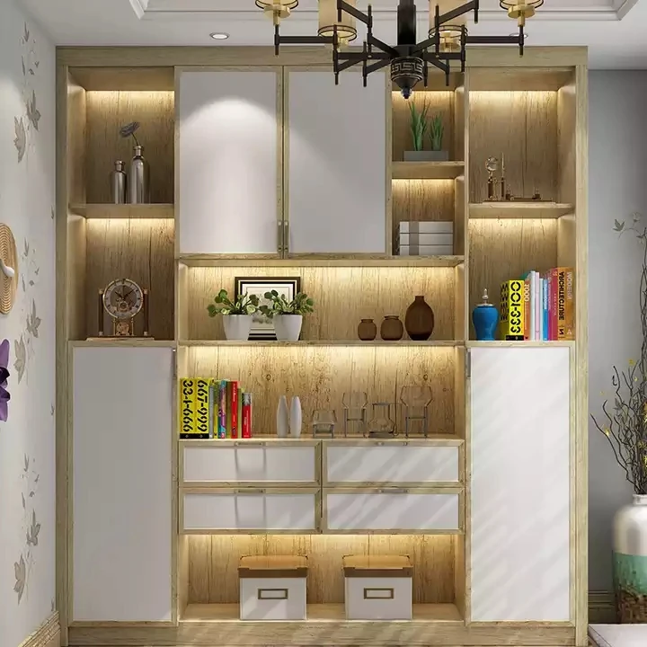 

Office Furniture Filing Cabinet Library Bookshelf Wooden Book Storage Cabinet with Doors