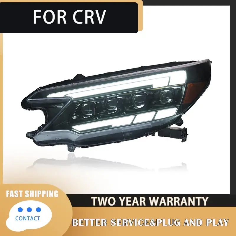 

1 Pair LED Head Light Assembly For Honda CRV CR-V 2012-2014 Headlights Plug and Play with LED DRL Dynamic Turning Head Lights
