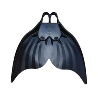 rubber fins tail adult children monofins pure silicone rubber diving swimming snorkel fin
