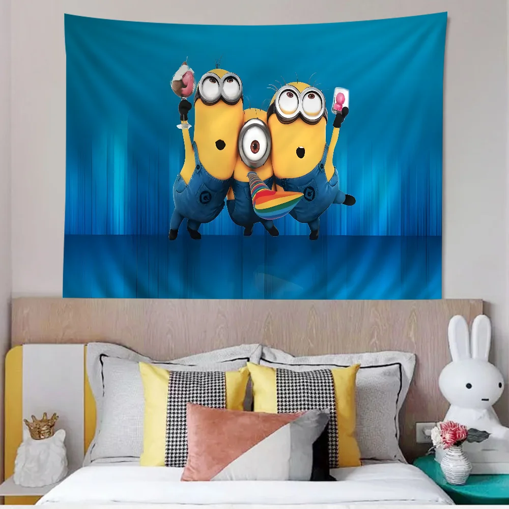 M-Миньоны D-Гадкий-MeS подвесной богемный гобелен индийский Будда настенное