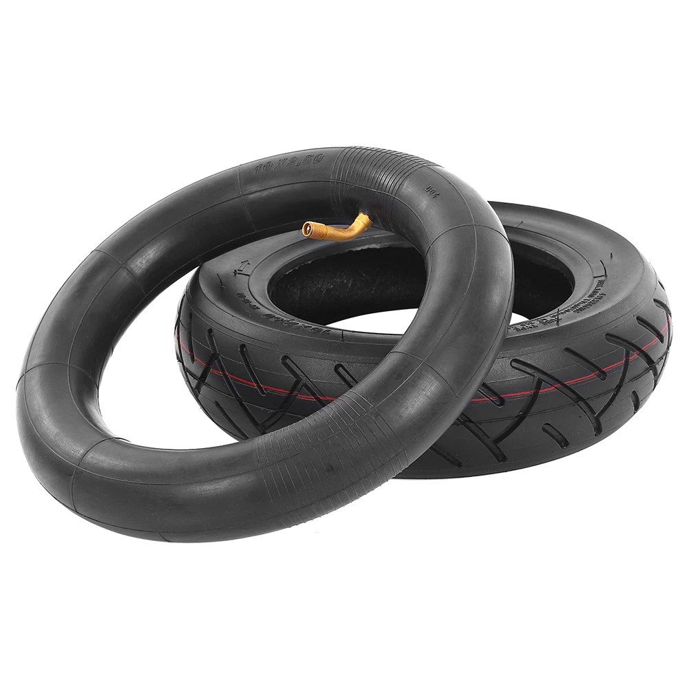 

10 Inch 10*2.5 Pneumatic Tire Inner And Outer Suit Rubber Black Bike Accessories For Electric Scooter Balance Car