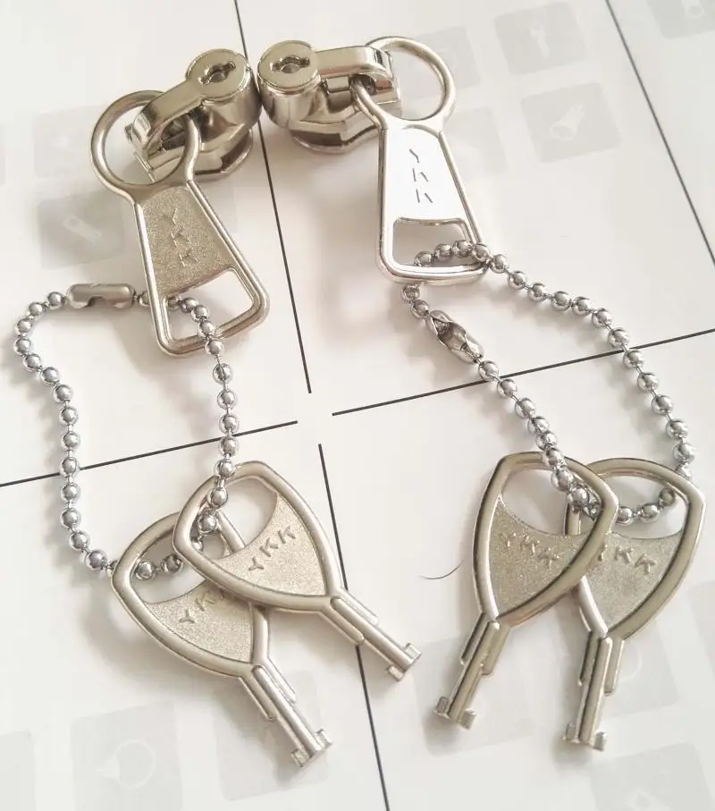 

Металлические бегунки для молнии YKK с замком 2 шт.