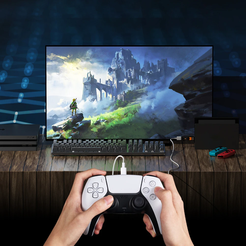 

Геймпад BIGBIG WON R90, USB-адаптер для консоли PS4/PS5 XBOX