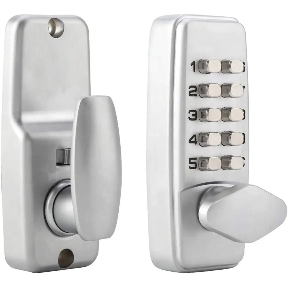 

Zinc Alloy Push Button Combination Password Keyless Door Lock Entry Access Digital Mechanical Code Lock Gate