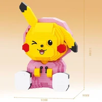 pikachu sportswear new style cosplay building blocks kids funny toy animal bricks action figure toys for children