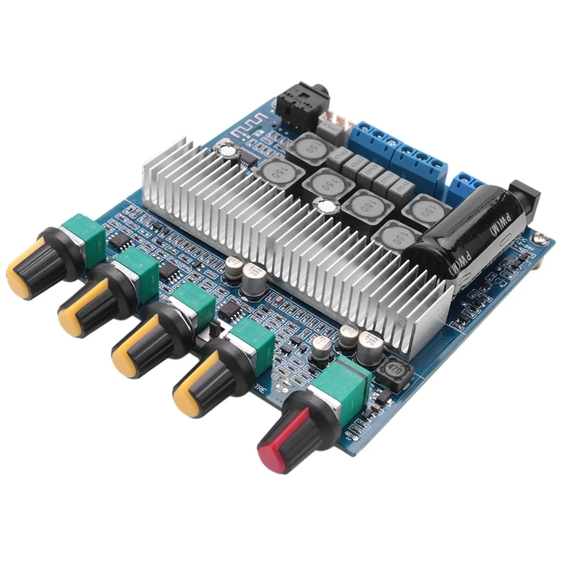 

DC12V-24V 2.1 Channel TPA3116 Subwoofer Amplifier Board High Power Bluetooth Audio Amplifier Board 50W+50W+100W