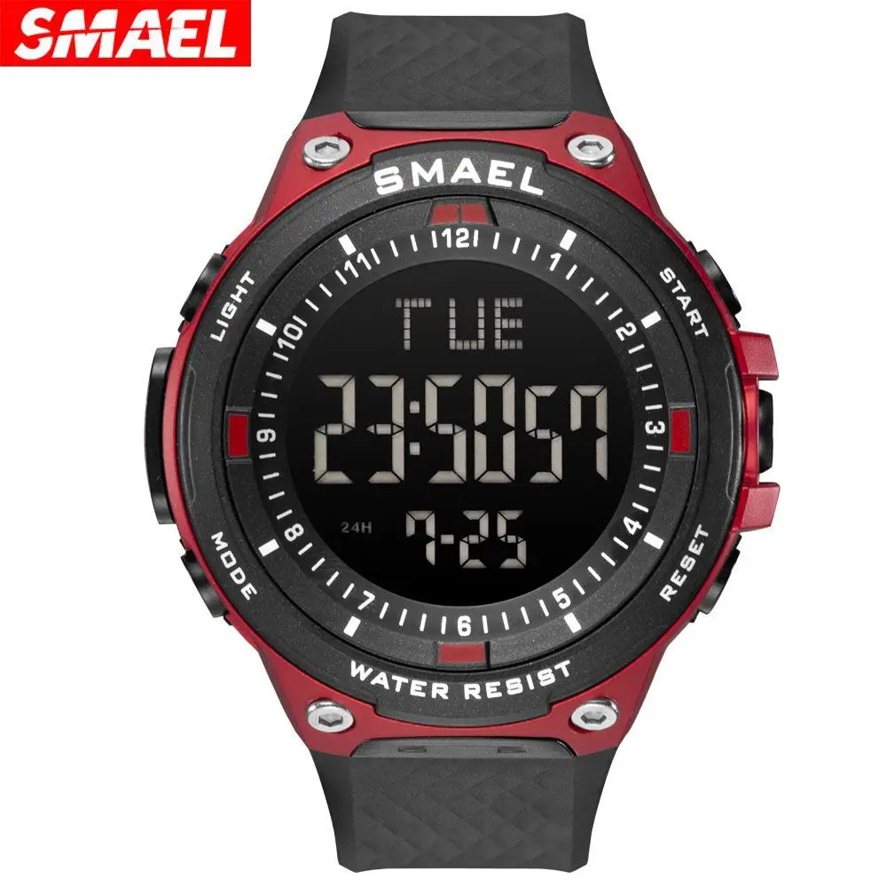 

SMAEL 1813 Men Leisure Sports Watches Wristwatches Waterproof Military Movement Gift Students Outdoor Alarm TOP Luxury Masculino