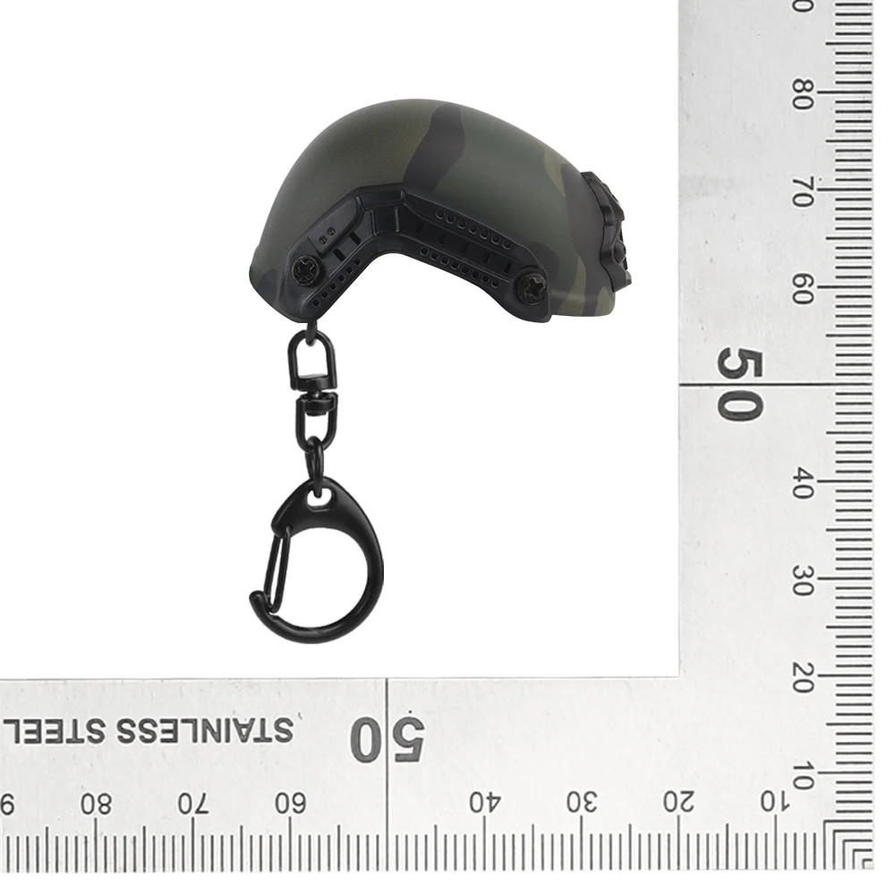 Tactical FAST Helmet Shape Keychain Beer Bottle Cap Opener Portable Decorations Keyring Key Chain Ring Trend Gift Collectibles