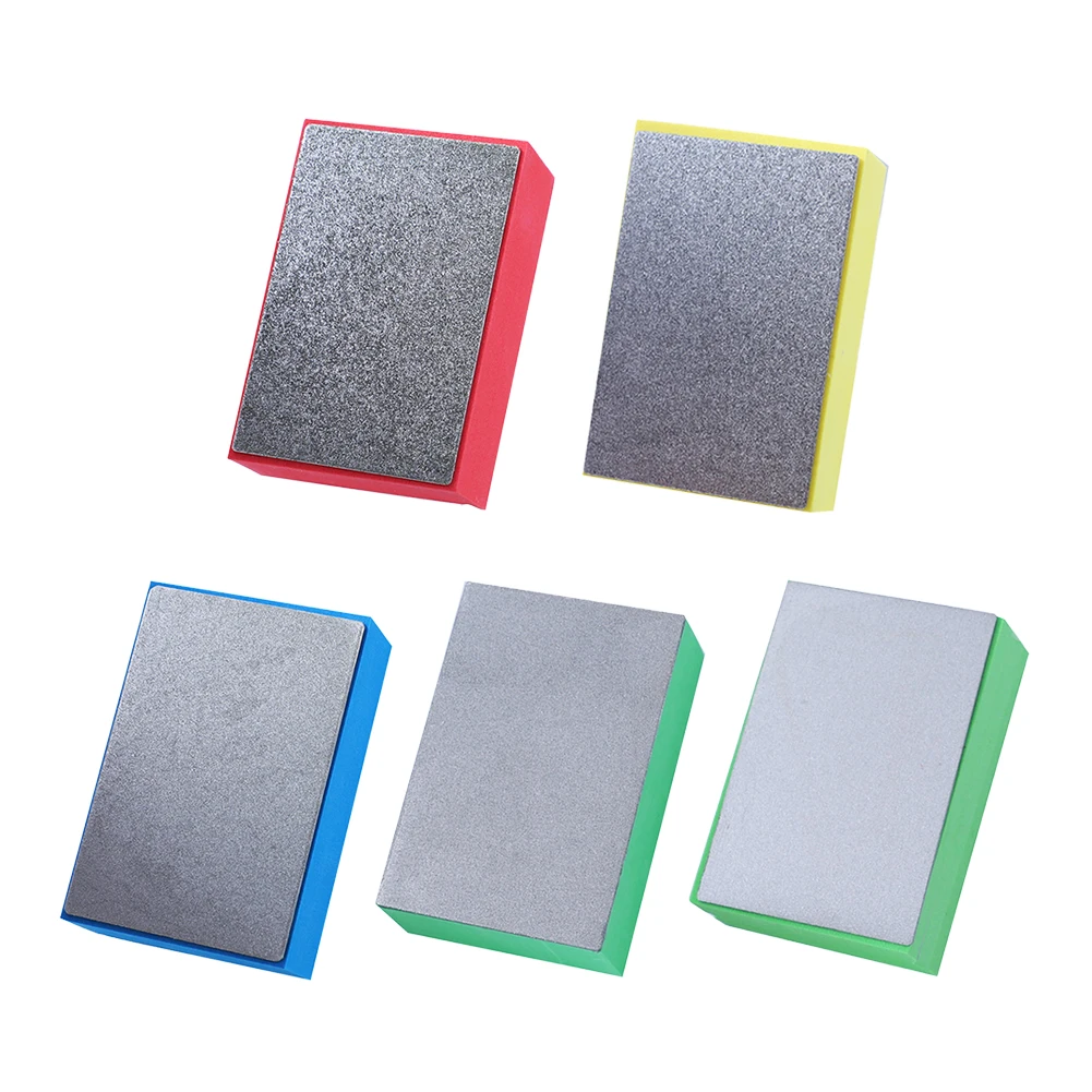 

1/5pcs Diamond Hand Polishing Pad Ceramic Polishing Hand Pad Tile Metal Grinding Sanding Wiper Mat Wood Deburring Trimming Tool
