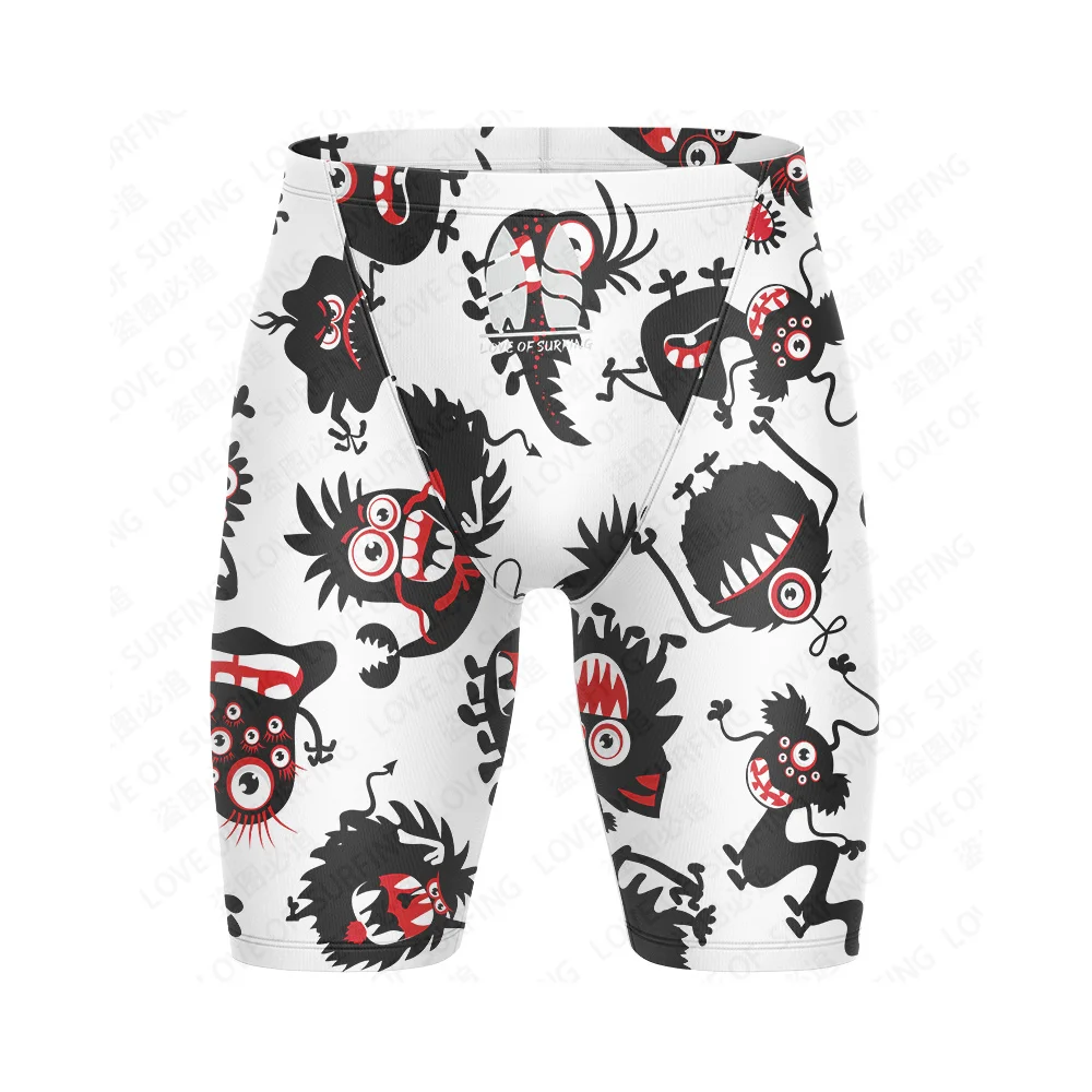 LOVE OF SURFING Summer New Water Sports Surfing Shorts Men's Quick Dry Swim Pants Disturber Swimming Training Shorts Customizabl