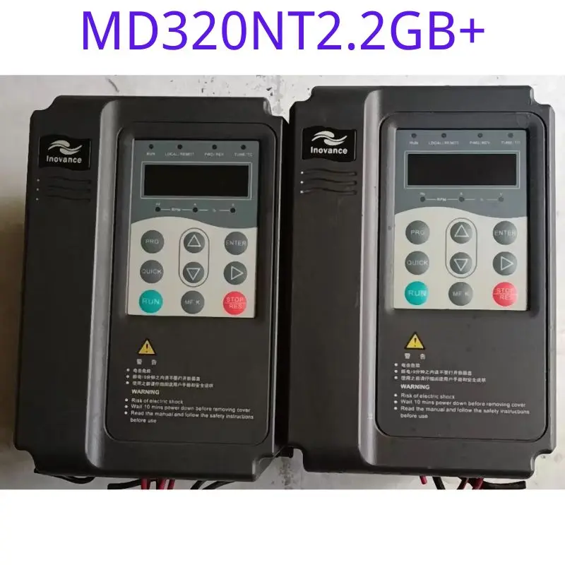 

Преобразователь частоты б/у MD320NT2.2GB + 2.2квт, проверка функций в целости