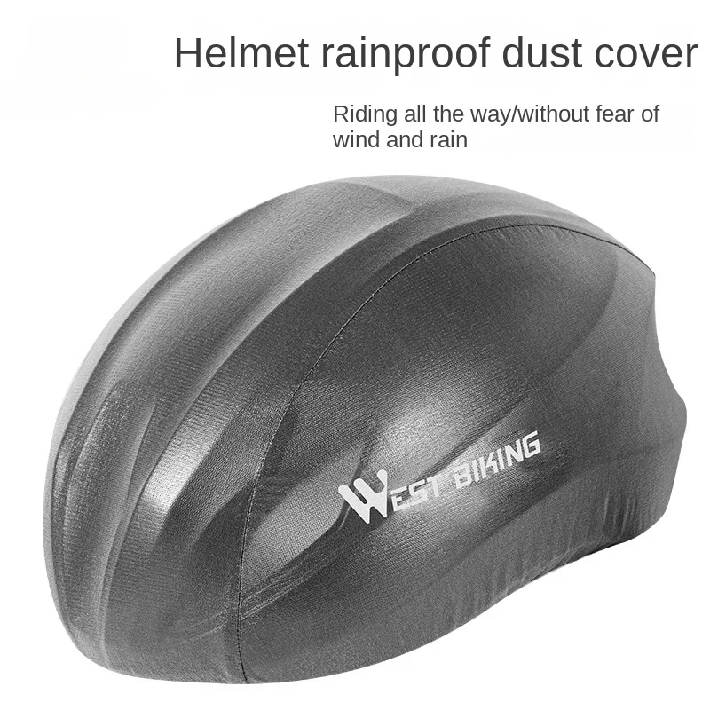 Cycling Helmet Rain Cover Windproof and Dustproof Reflective Mountain Road Cycling Helmet Easy To Fold Portable Rain Cover