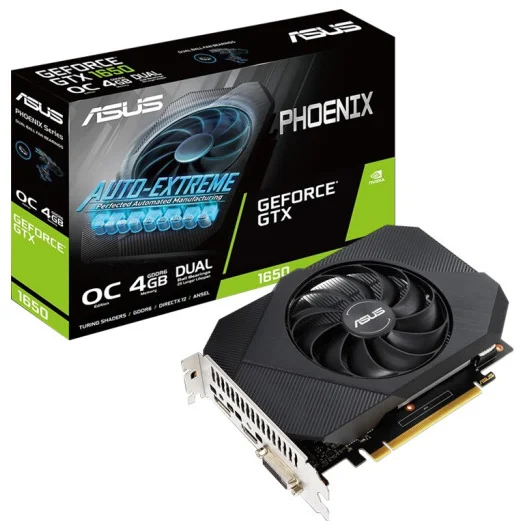 

Видеокарта Asus PH GTX1650 4G D6 P