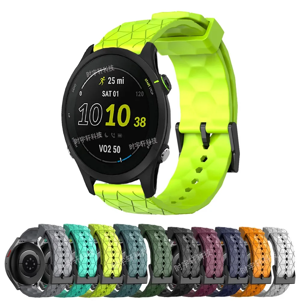 

For Garmin Forerunner 255 265 55 Strap 22mm 20mm New Silicone Sport Bracelet For Garmin Venu 2 Plus/SQ 2/Vivoactive 3 4 Men Band
