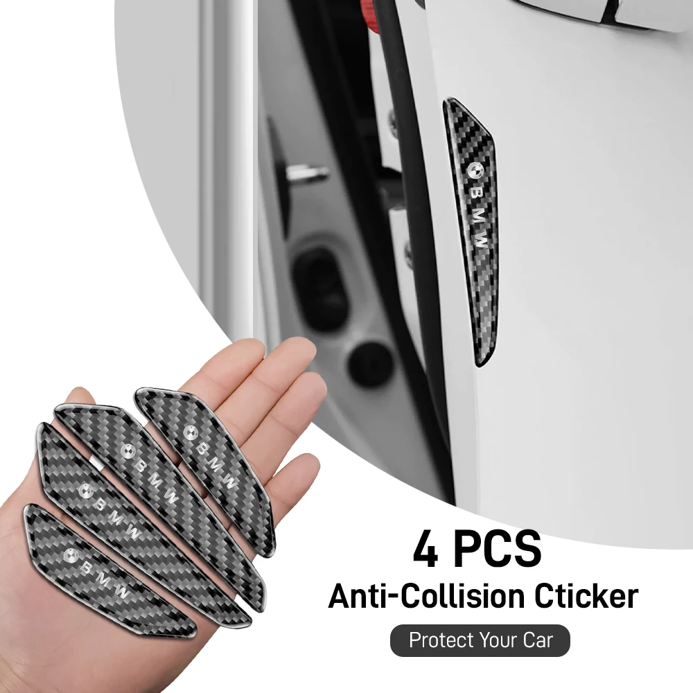 Защитная наклейка на дверной бампер из углеродного волокна аксессуары для BMW
