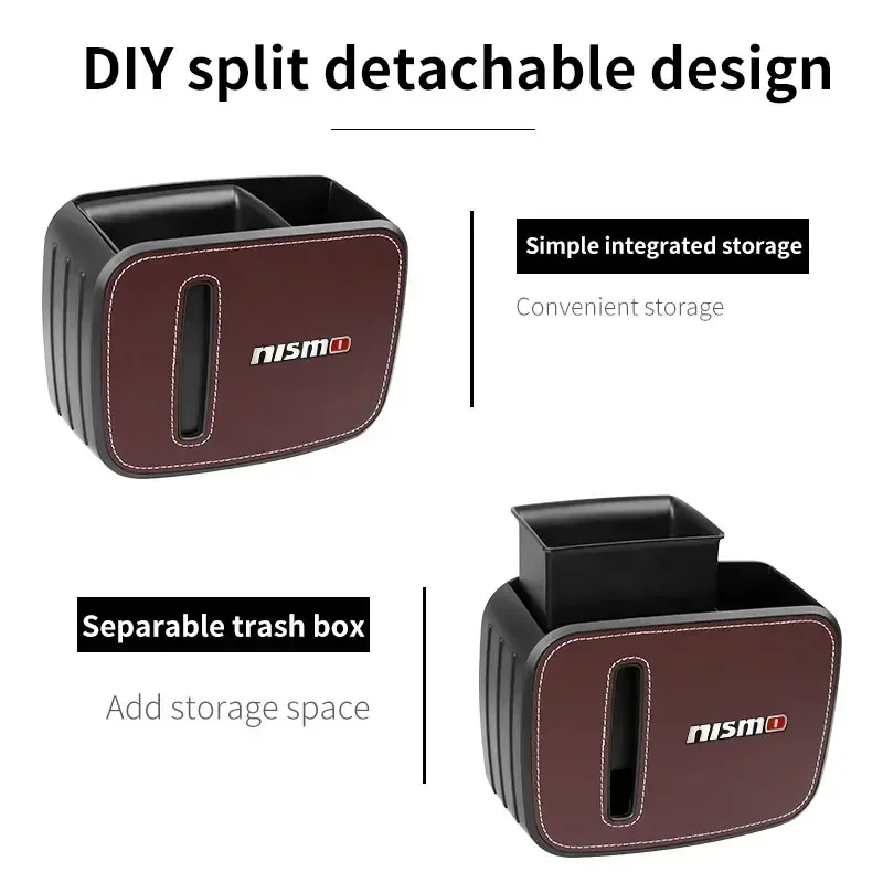Многофункциональный мусорный бак для салона автомобиля ящик хранения с