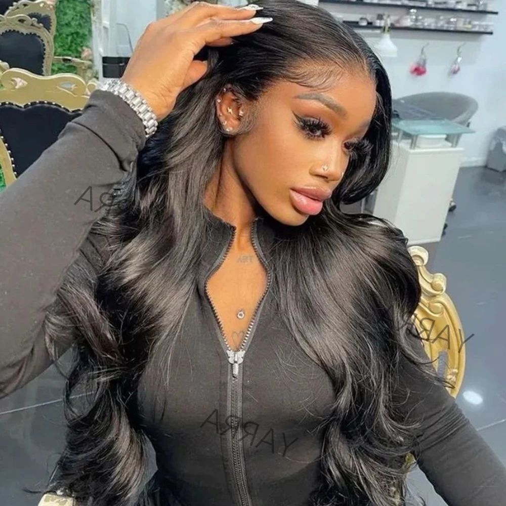 180 плотность 28 30 дюймов HD кружевной передний al парик тела волна 360 человеческие