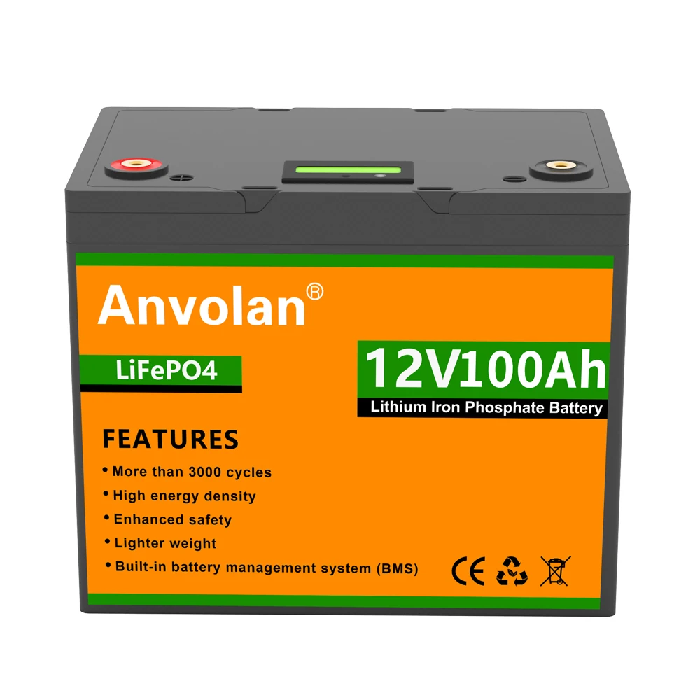 Литиевая батарея Lifepo4 10 кг 12 В 3000 Ач 1.2K фотобатарея для хранения солнечной энергии