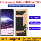 ЖК-дисплей SUPER AMOLED для SAMSUNG Galaxy S10PlusG975, ЖК-дисплей S10 PlusG9750G975F, дисплей с сенсорным экраном и дигитайзером в сборе, оригинал